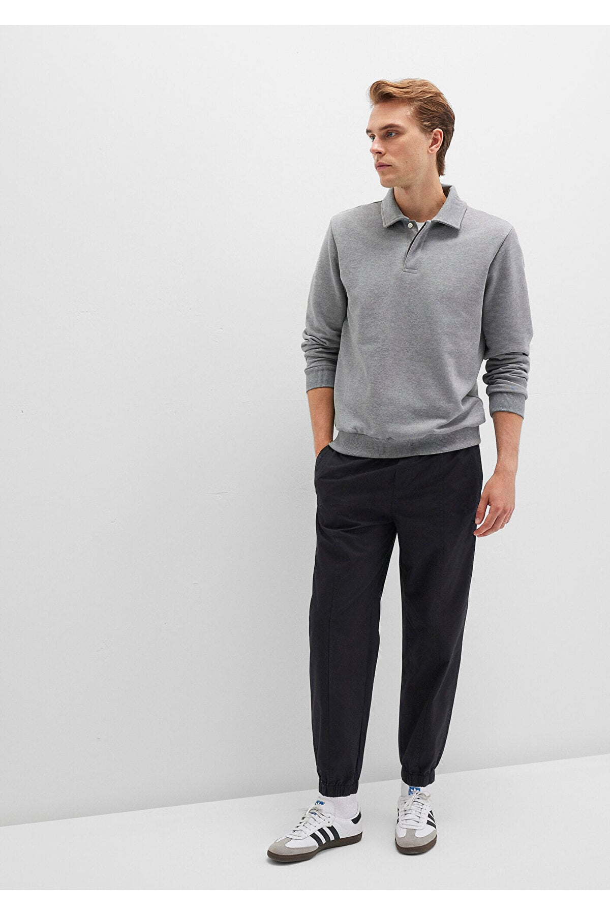 Beli Lastikli Siyah Jogger Pantolon 0010190-900