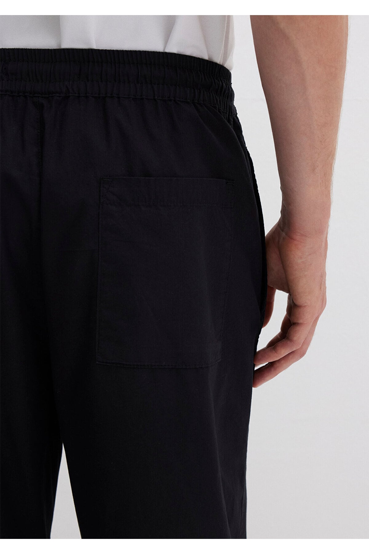 Beli Lastikli Siyah Jogger Pantolon 0010190-900