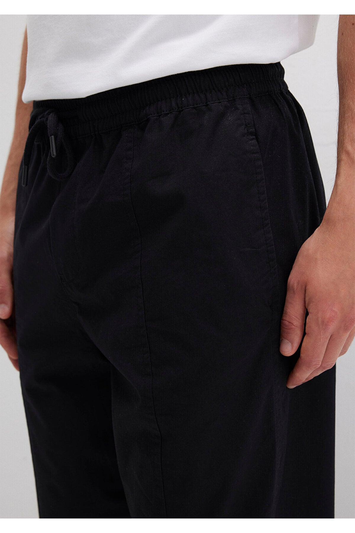 Beli Lastikli Siyah Jogger Pantolon 0010190-900