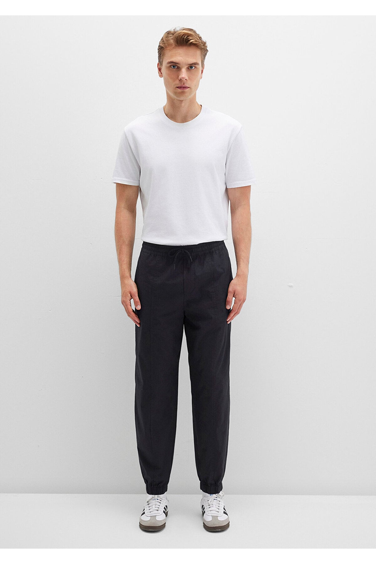 Beli Lastikli Siyah Jogger Pantolon 0010190-900