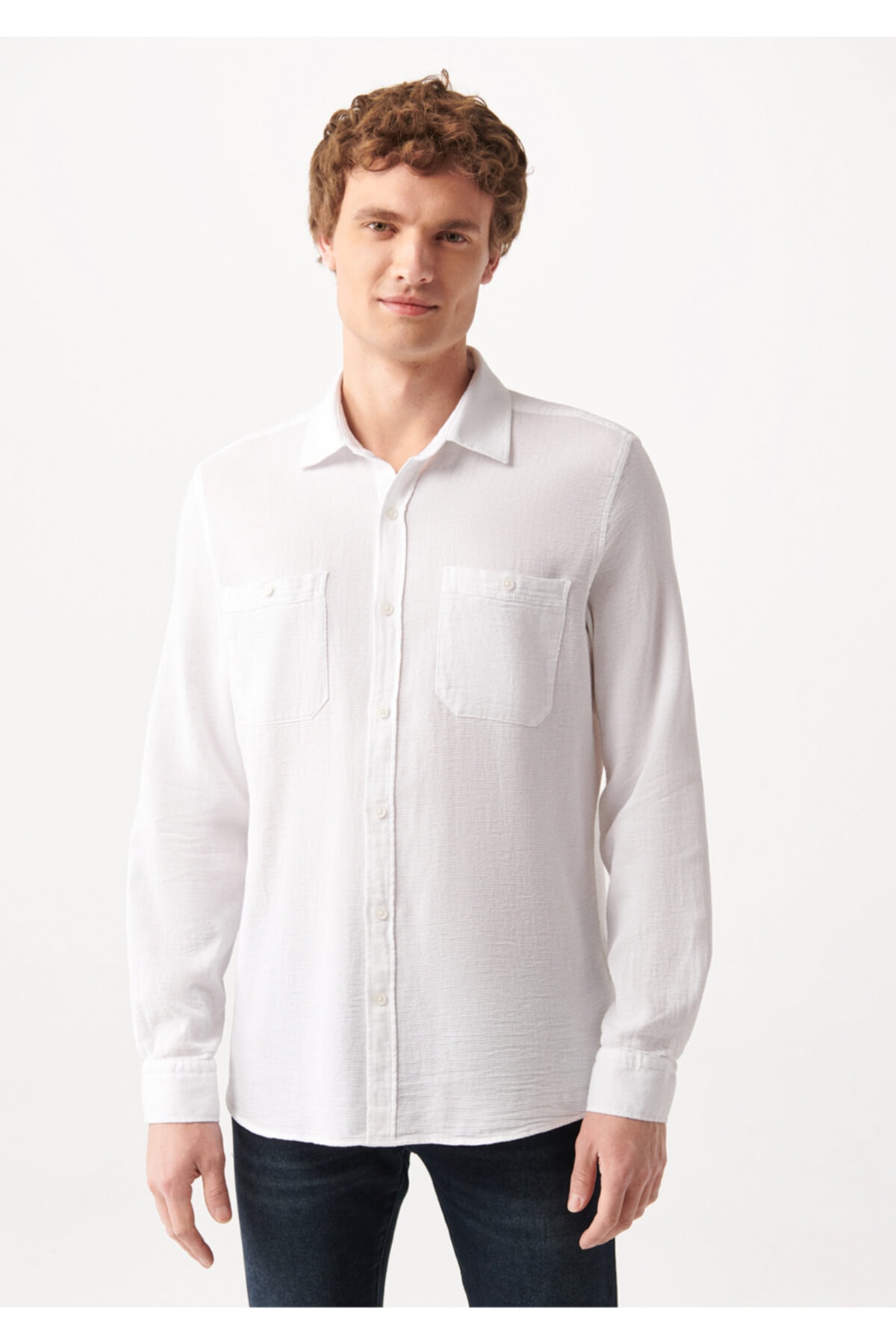 Beyaz Gömlek Regular Fit / Normal Kesim 0210086-620