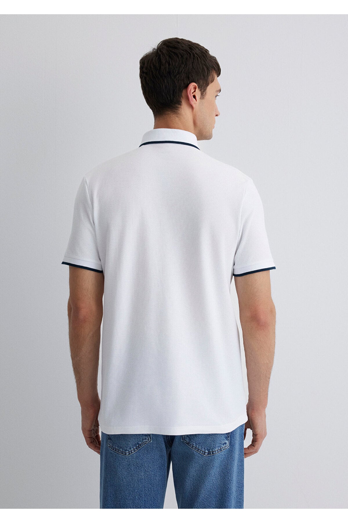 Beyaz Polo Tişört Regular Fit / Normal Kesim 066039-620
