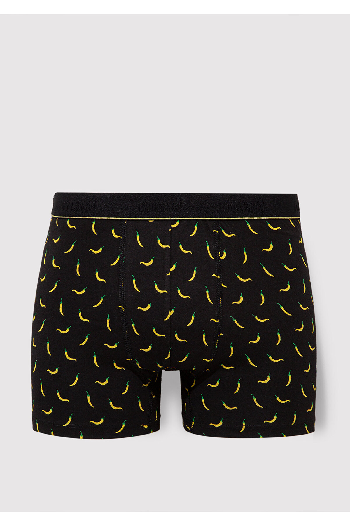 Biber Baskılı Siyah Boxer 091943-900
