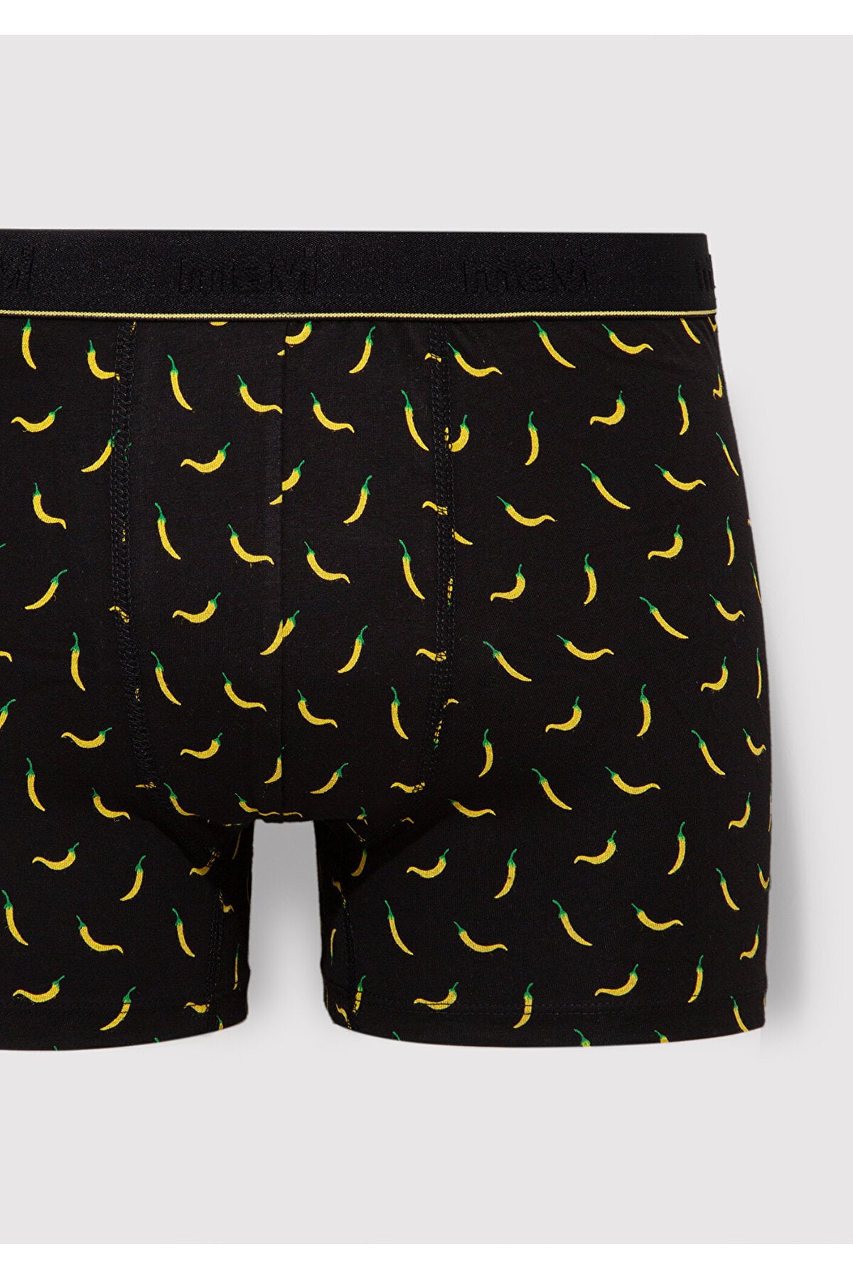 Biber Baskılı Siyah Boxer 091943-900