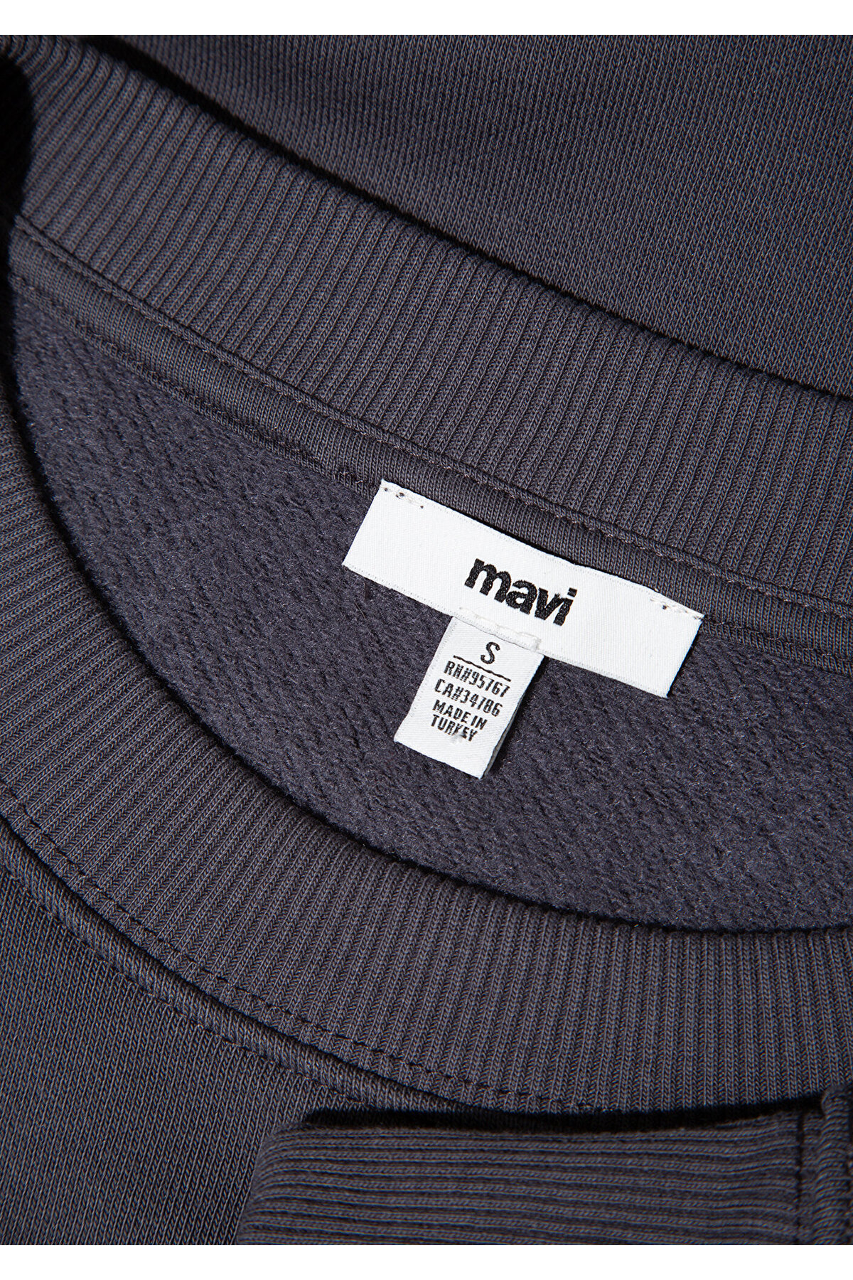 Bisiklet Yaka Antrasit Sweatshirt 1S10387-83620