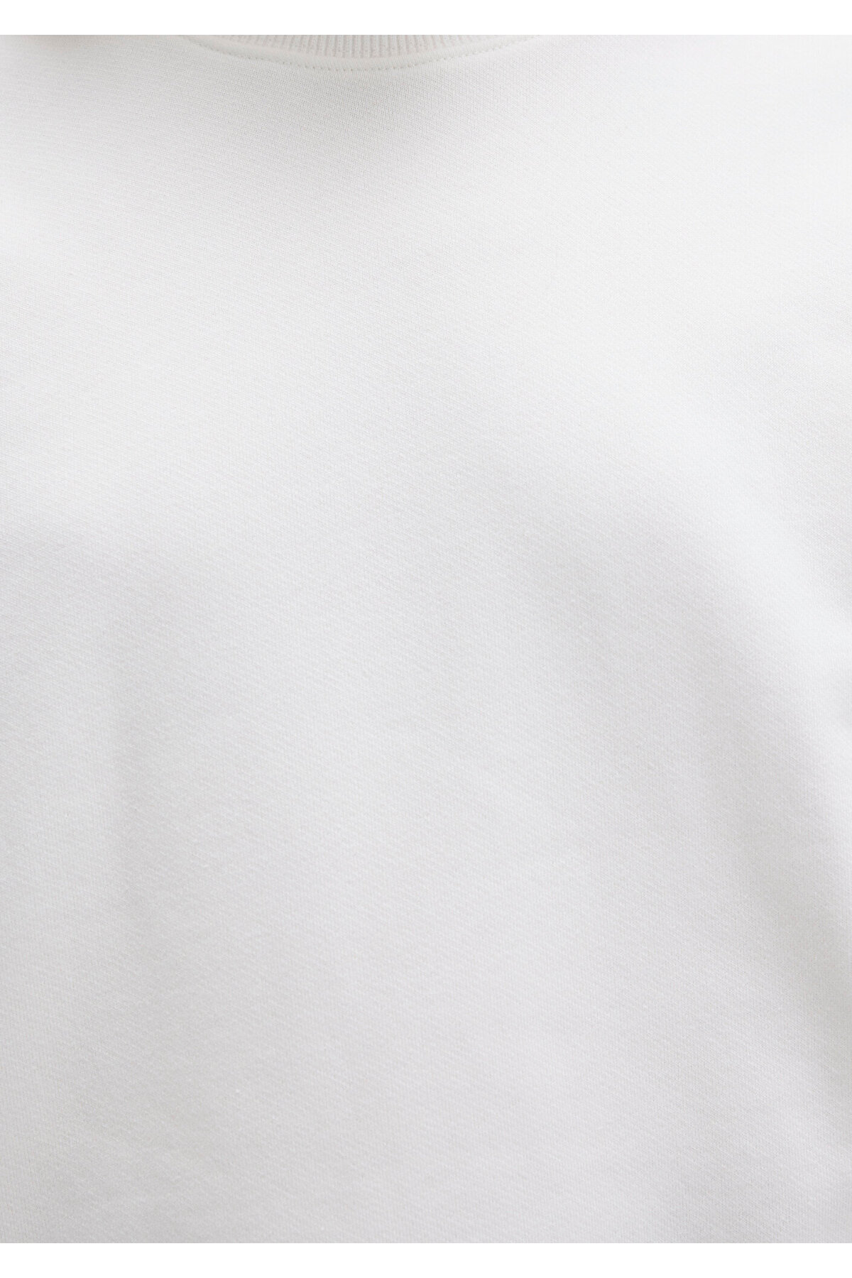 Bisiklet Yaka Ekru Sweatshirt 1S10358-70057