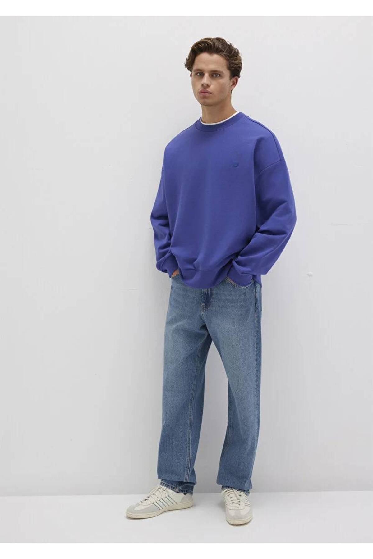 Bisiklet Yaka Erkek Sweat M0S10415-70695