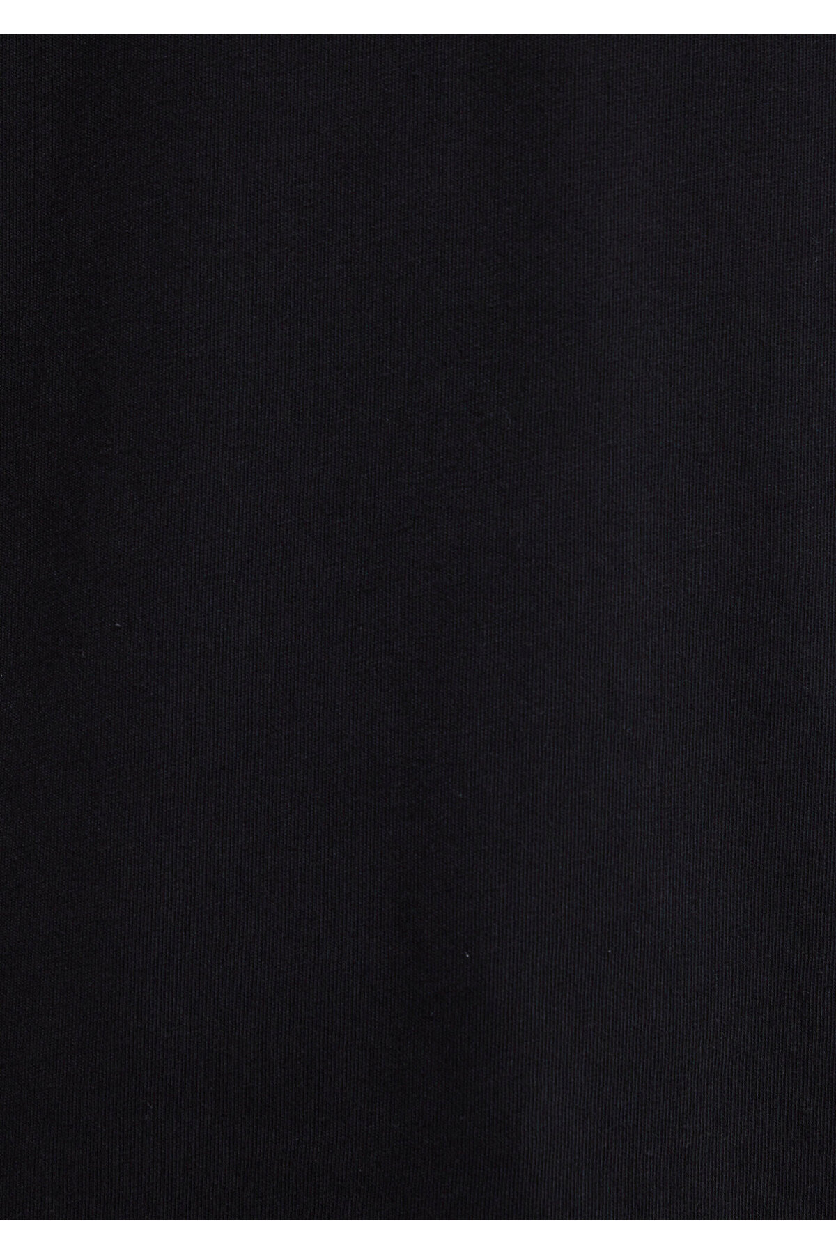 Bisiklet Yaka Siyah Basic Tişört Oversize / Geniş Kesim 0613113-900