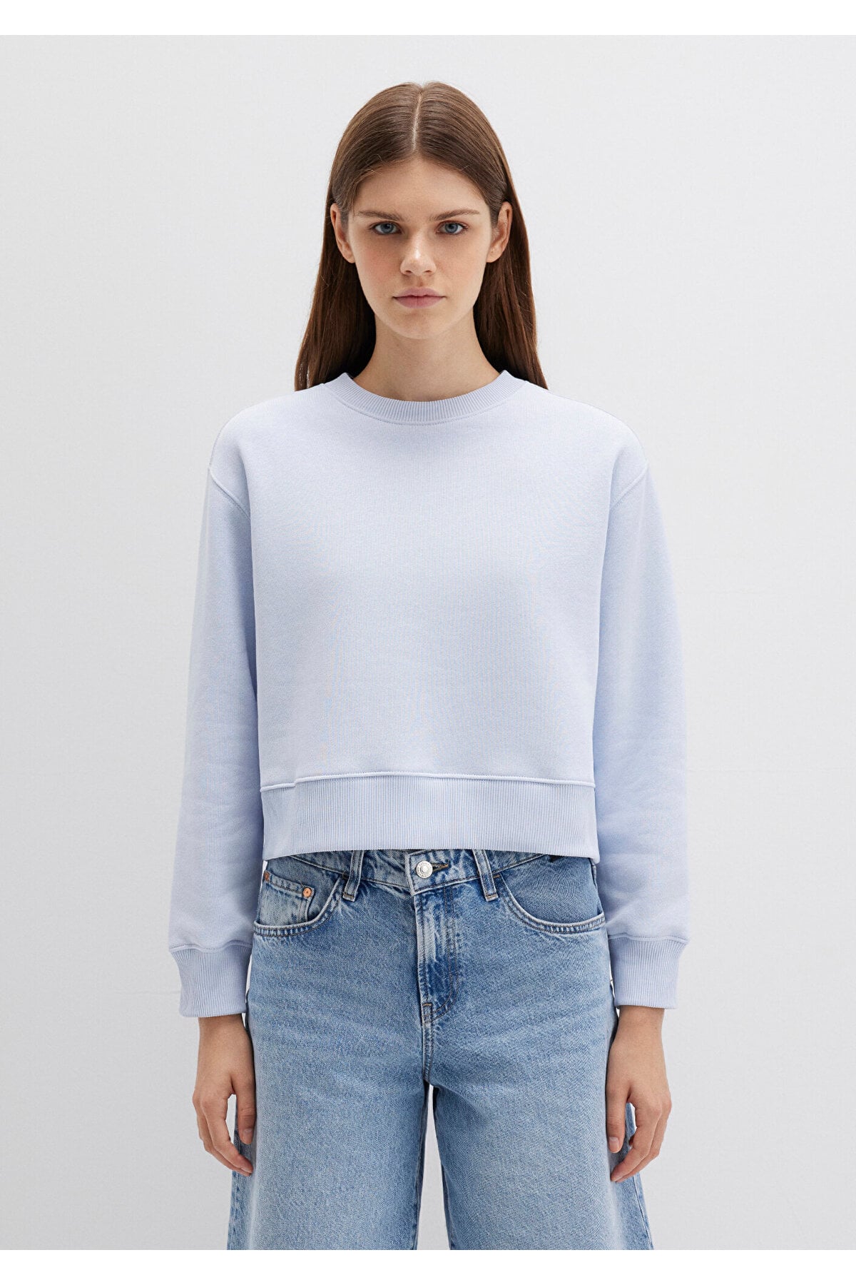 Bisiklet Yaka Sweatshirt 1S10387-89201