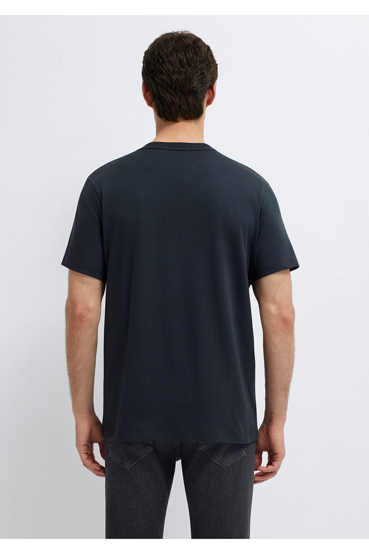 Black Baskılı Siyah Tişört Regular Fit / Normal Kesim 0613270-71379