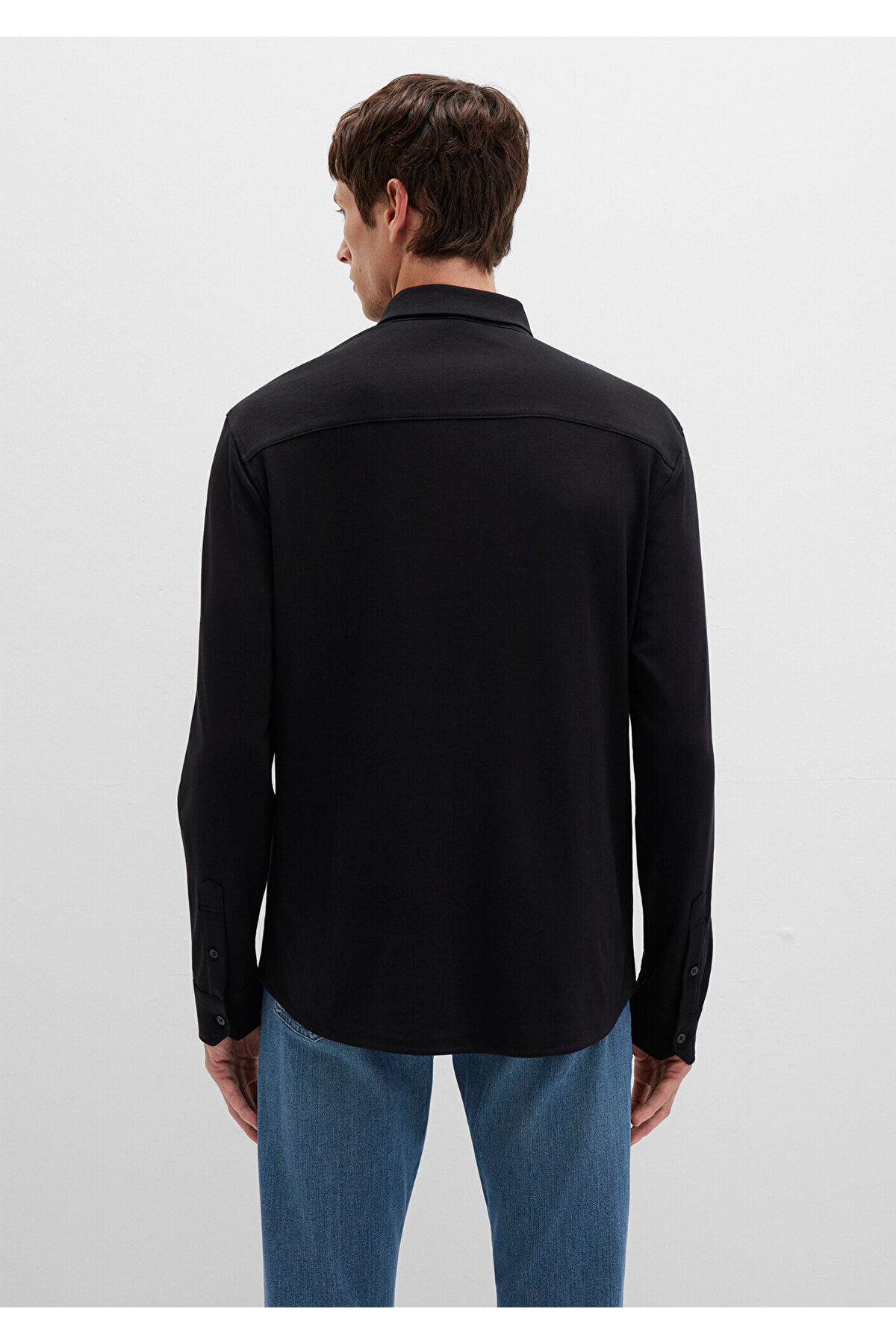 Black Siyah Gömlek Slim Fit / Dar Kesim 0211758-900