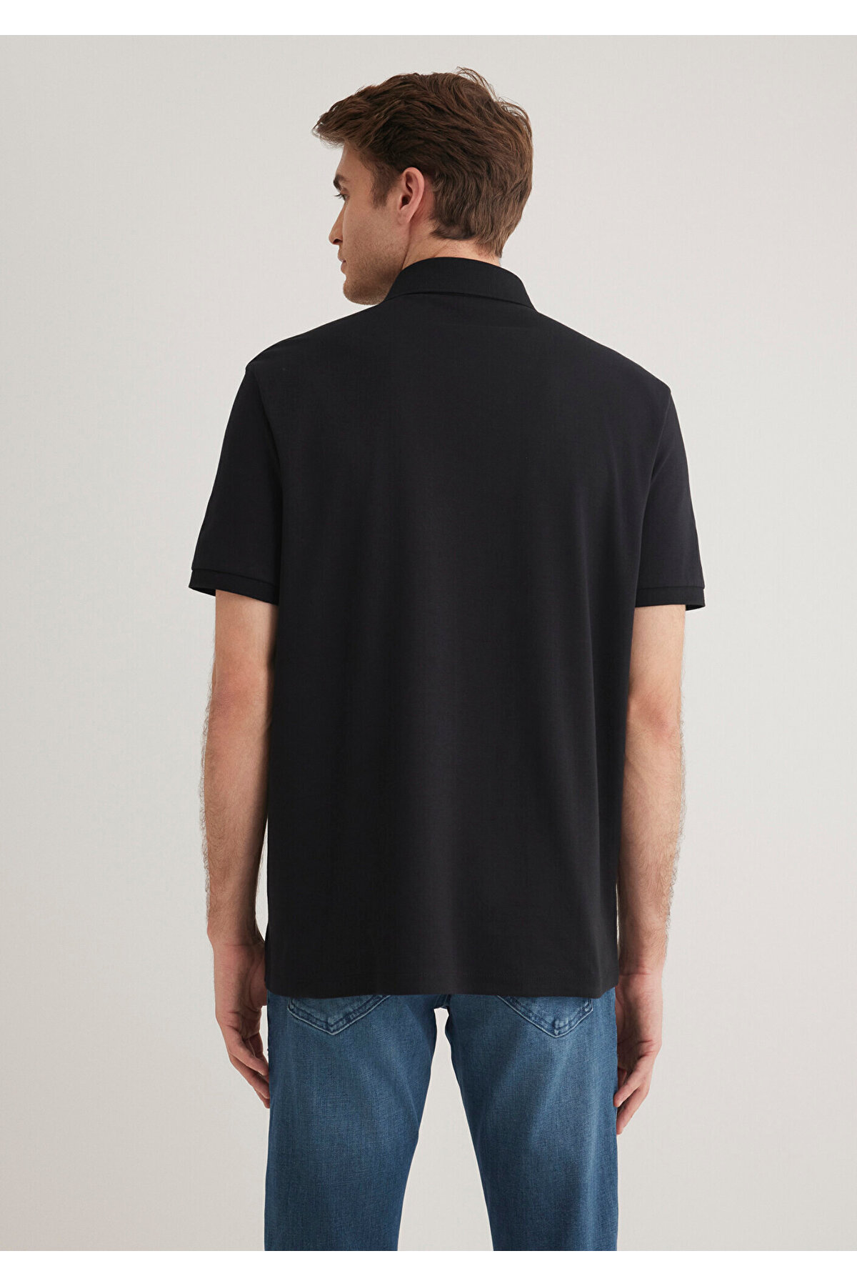 Black Siyah Polo Tişört Regular Fit / Normal Kesim 0612520-900