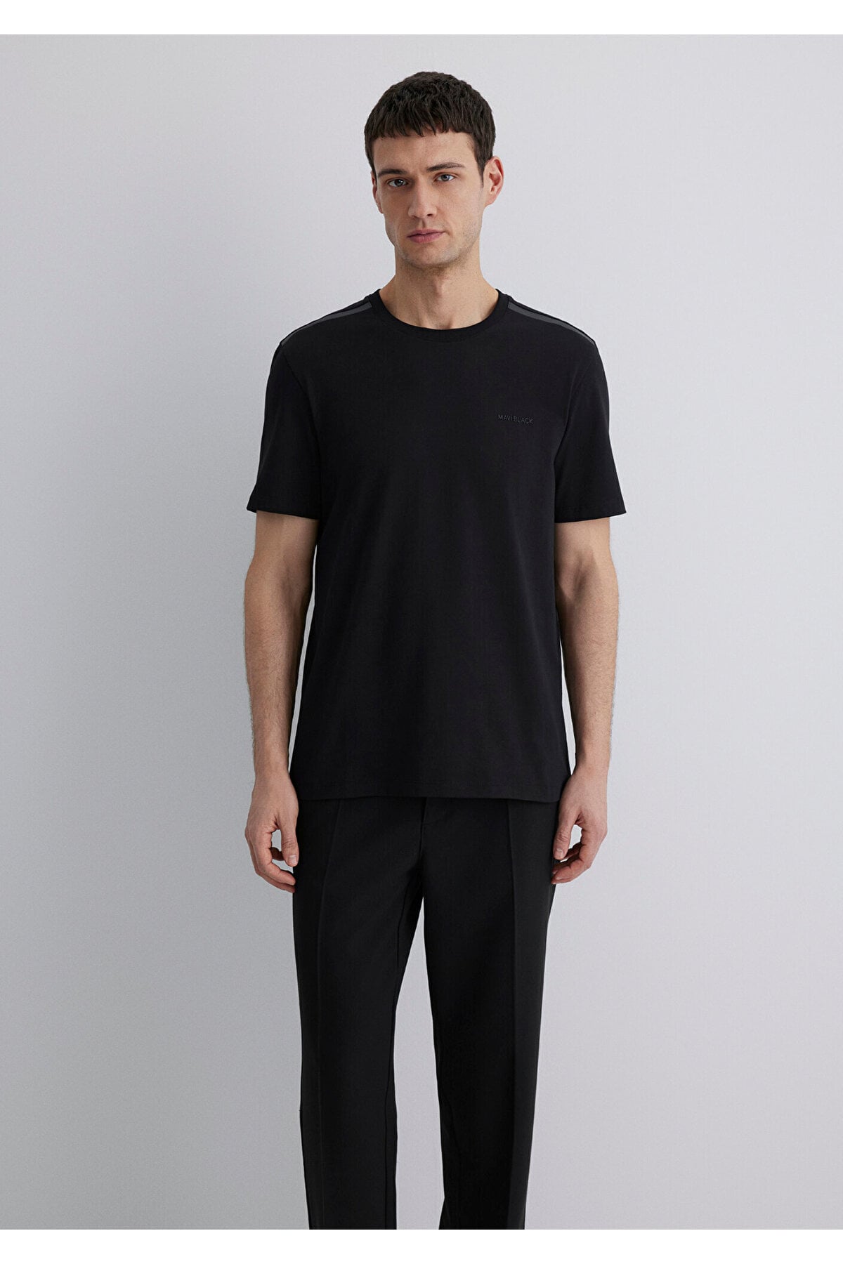 Black Siyah Tişört Regular Fit / Normal Kesim 0612689-900