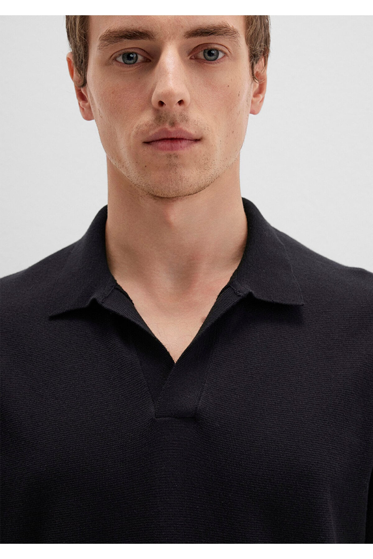Black Siyah Triko Polo 0710327-900