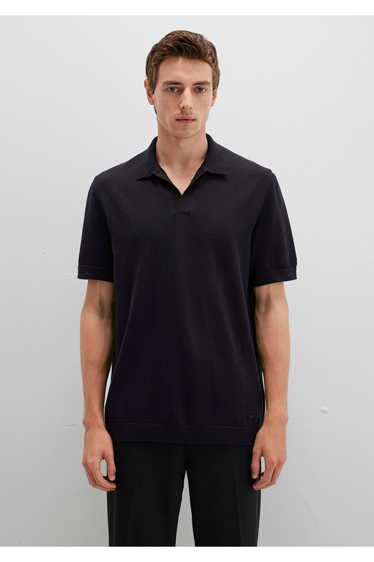 Black Siyah Triko Polo 0710327-900