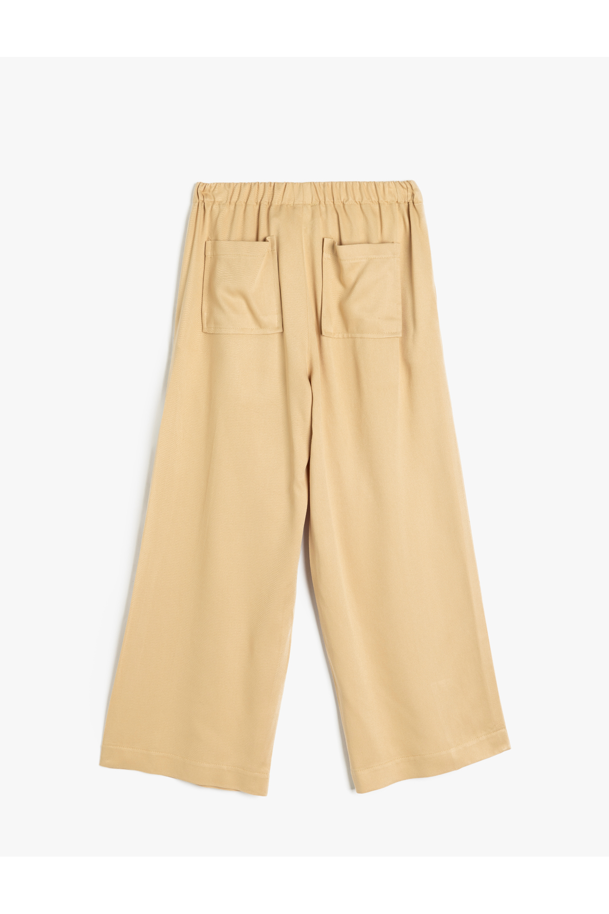 Bol Paça Viskon Kumaş Basic Pantolon