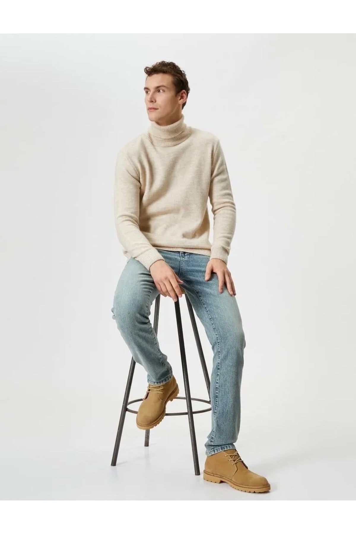Brad Erkek Jean Pantolon 6Sam40064Nd AÇIK İNDİGO