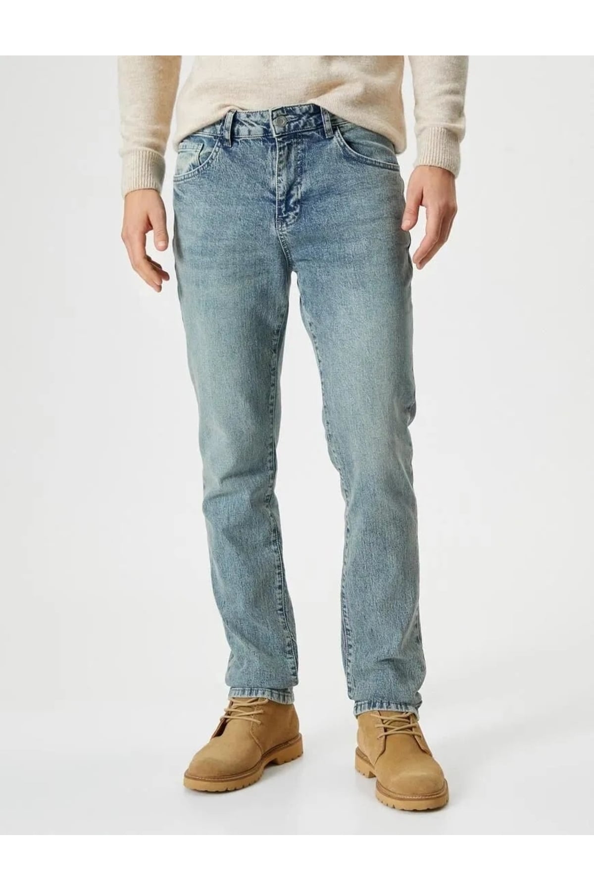 Brad Erkek Jean Pantolon 6Sam40064Nd AÇIK İNDİGO
