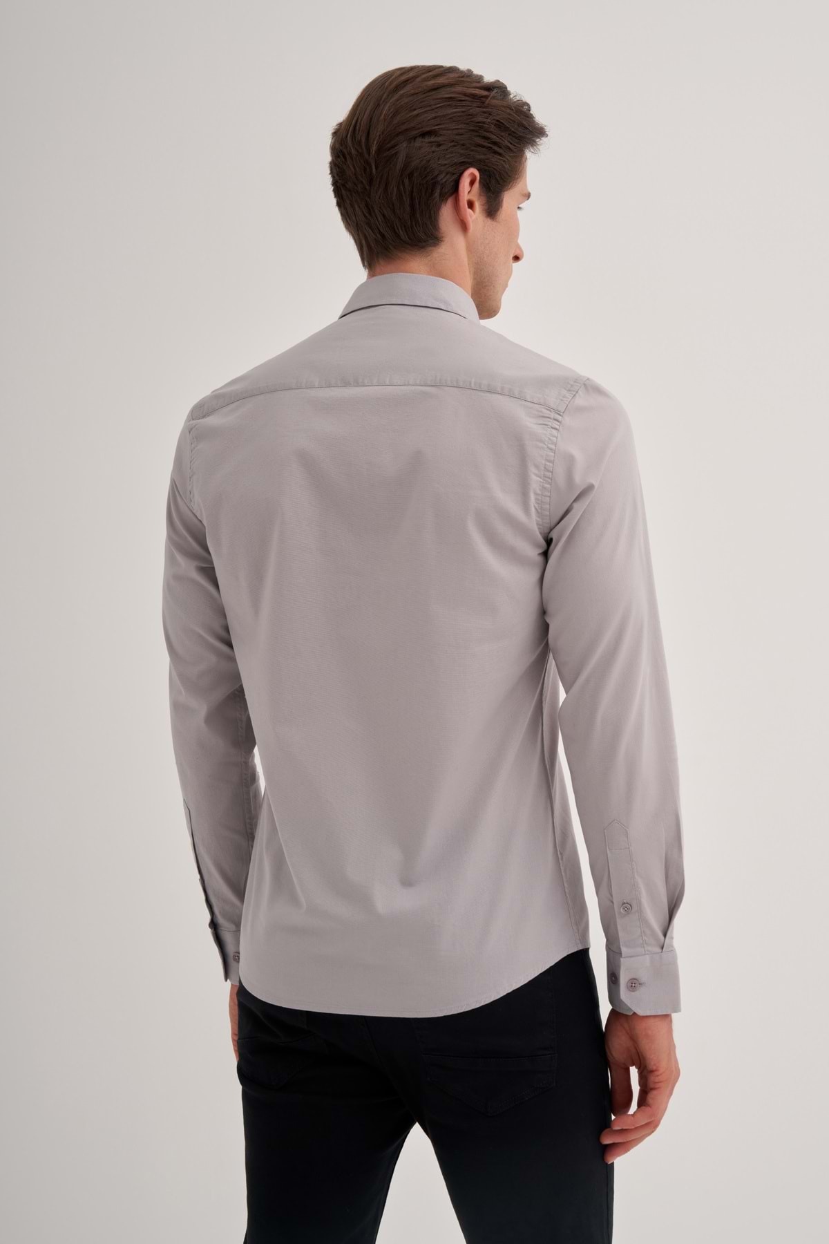 CAZ 2059 U.KOL GÖMLEK 24KCEED02059 GRİ