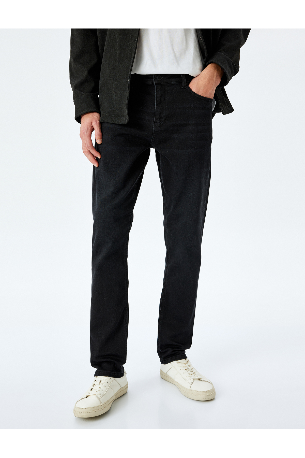 Cep Detaylı Pamuklu Slim Fit Jean Pantolon - Brad Jean