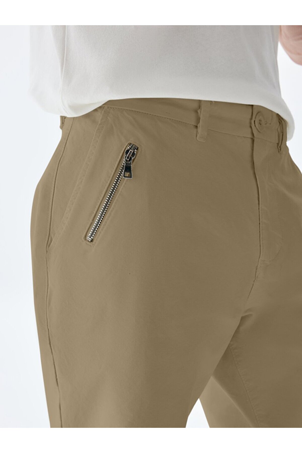 Cepli Chıno Krem Şort