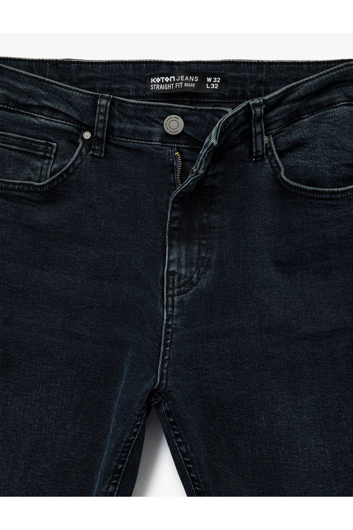 Cepli Straight Fit Düz Paça Jean Pantolon - Straight Fit Mark Jeans