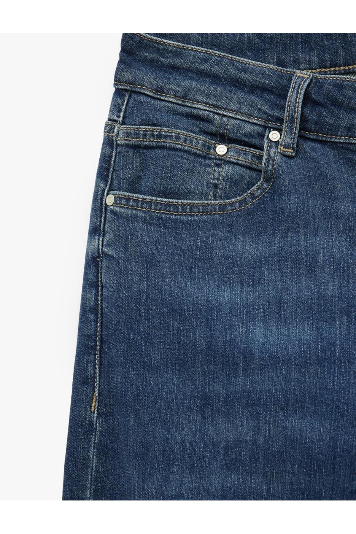 Cepli Straight Fit Düz Paça Jean Pantolon - Mark Straight Jeans (AW 25)
