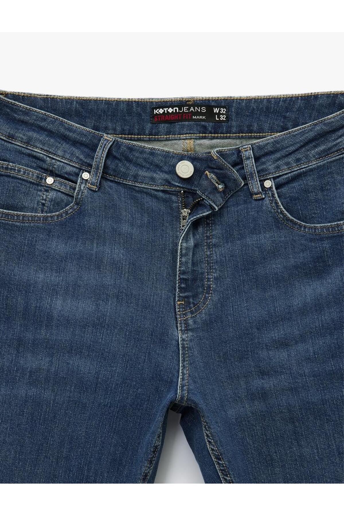 Cepli Straight Fit Düz Paça Jean Pantolon - Mark Straight Jeans (AW 25)