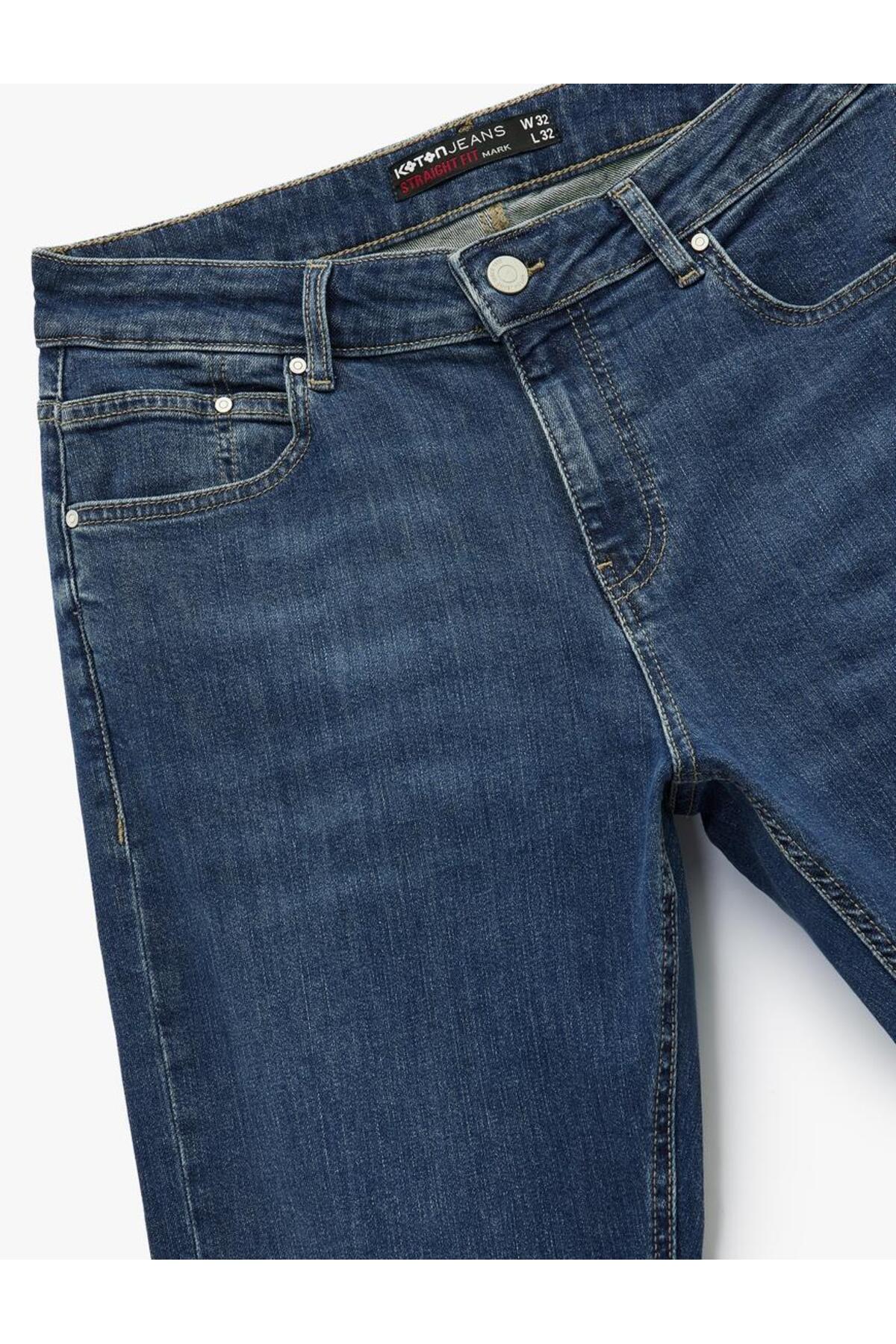 Cepli Straight Fit Düz Paça Jean Pantolon - Mark Straight Jeans (AW 25)