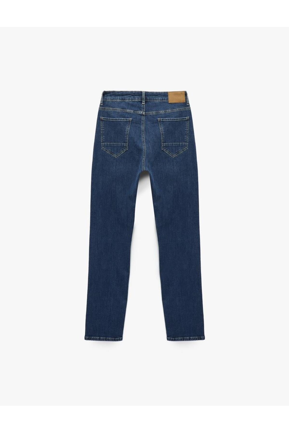 Cepli Straight Fit Düz Paça Jean Pantolon - Mark Straight Jeans (AW 25)