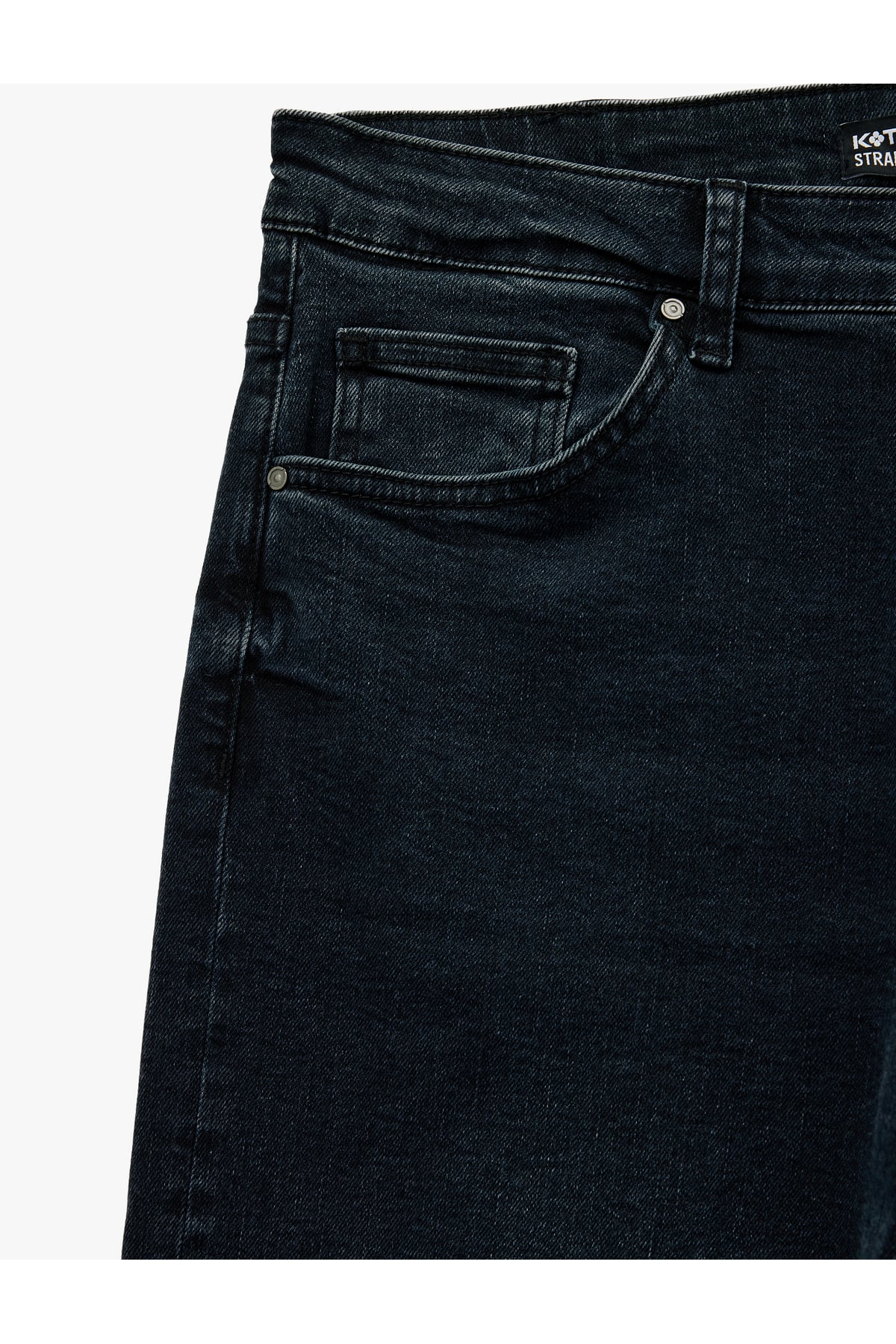 Cepli Straight Fit Düz Paça Jean Pantolon - Straight Fit Mark Jeans