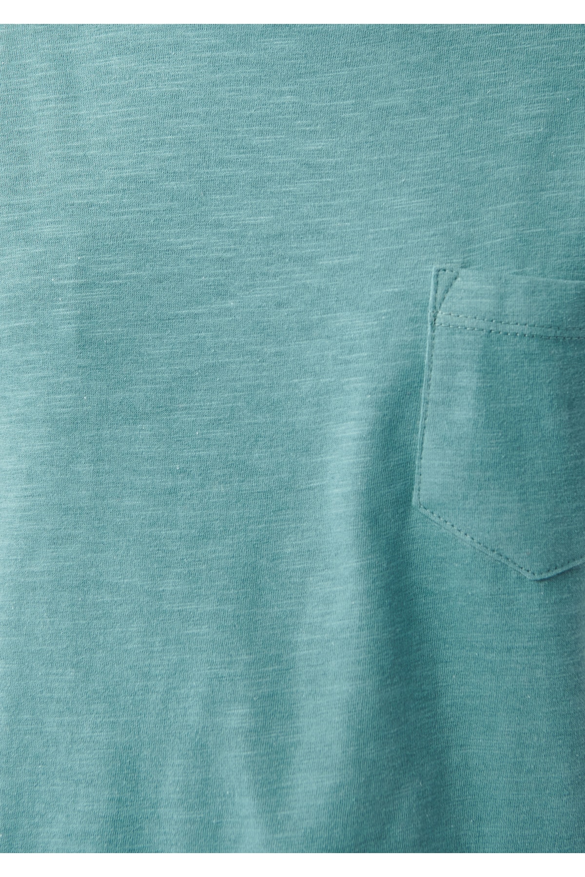 Cepli Yeşil Basic Tişört Loose Fit / Bol Rahat Kesim 165846-30735