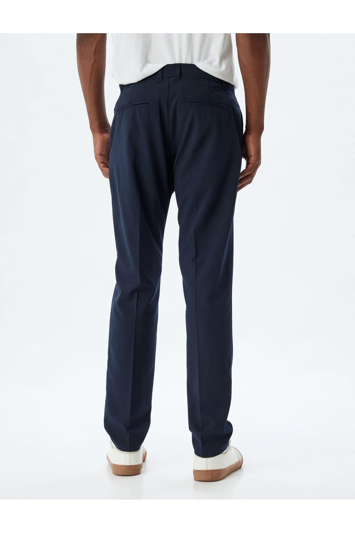 Chino Pantolon Regular Fit Cep Detaylı Düğmeli