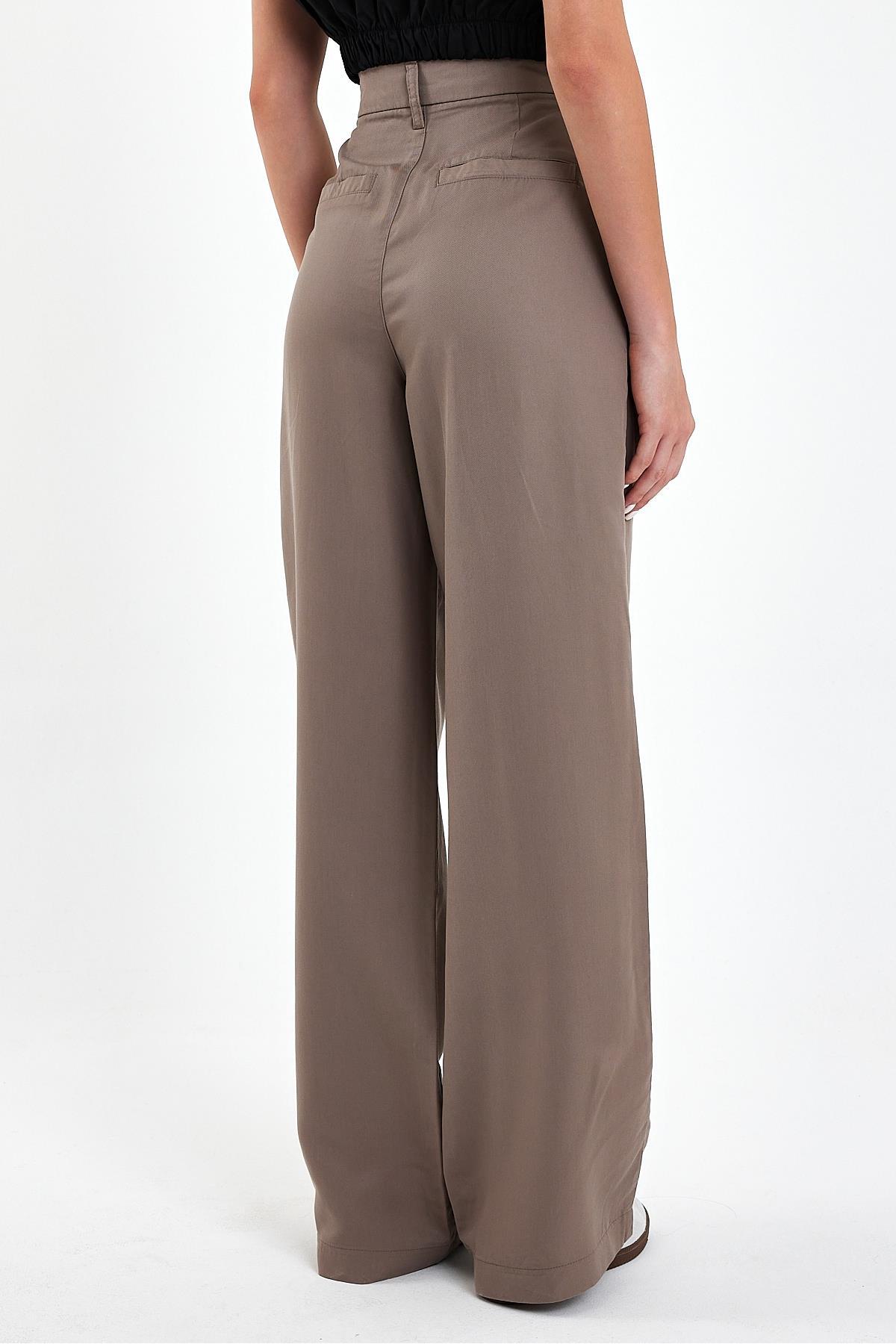 Chloe Wide Leg Kumaş Pantolon