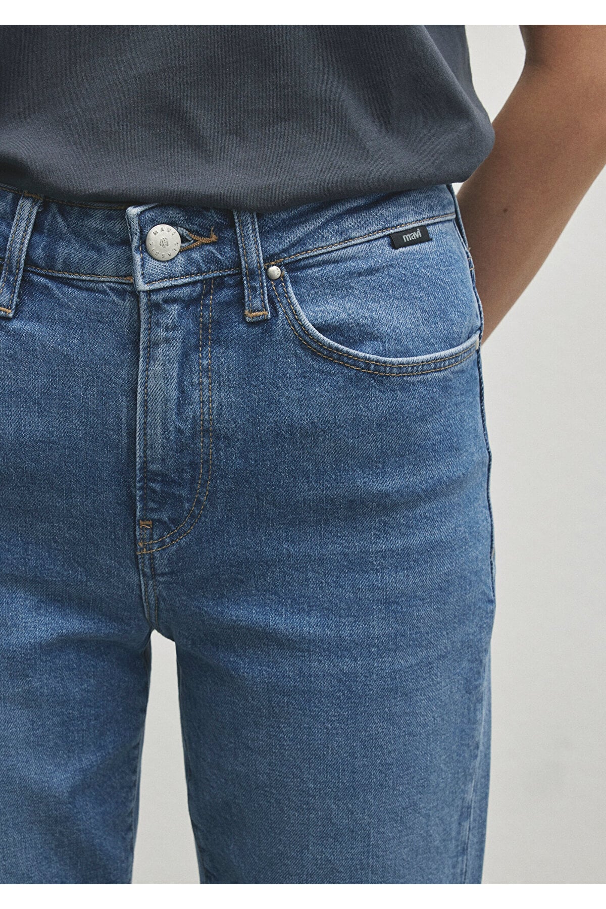 Cindy Classic Denim Indigo Si Jean Pantolon 100277-86454