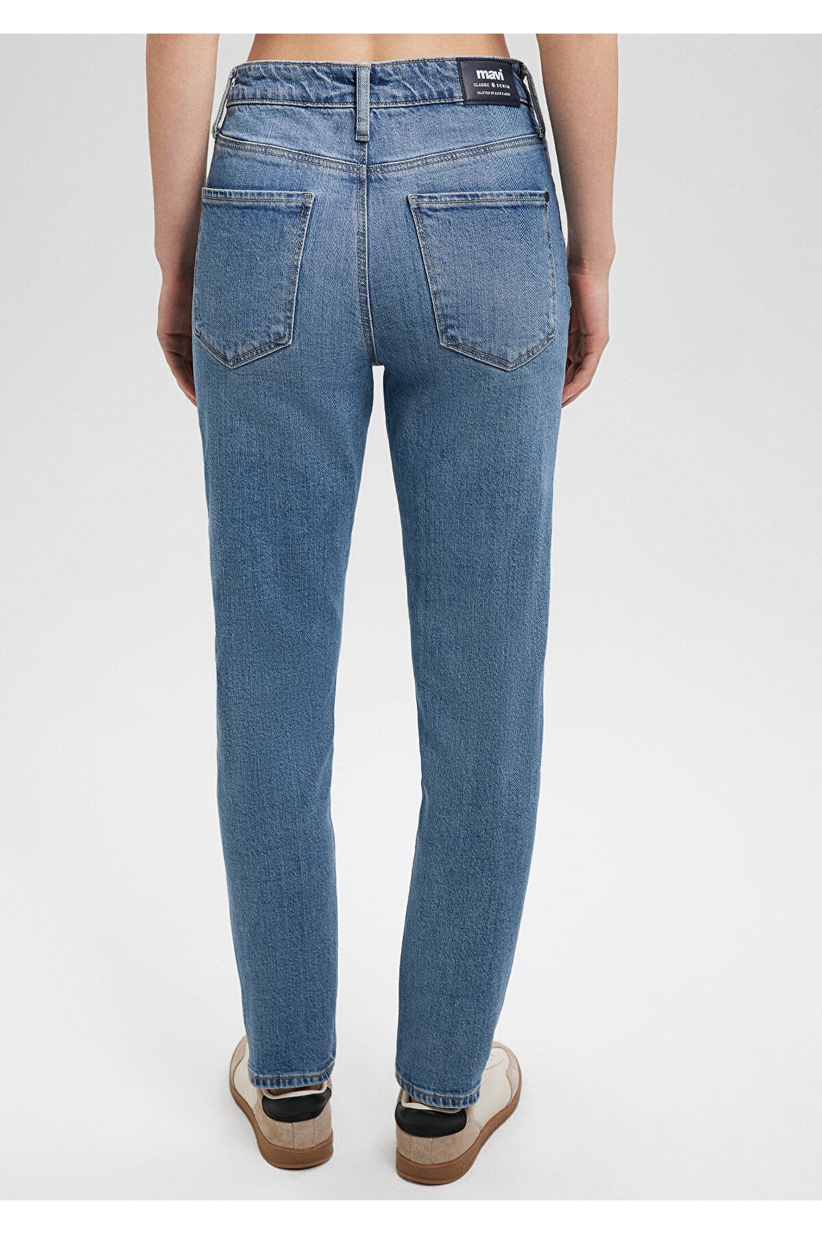 Cindy Classic Denim Vintage Açık Mavi Jean Pantolon 100277-87640