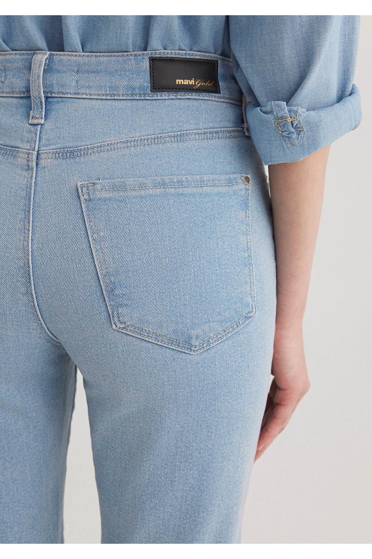 Cindy Gold Shape Açık Jean Pantolon 100277-84410