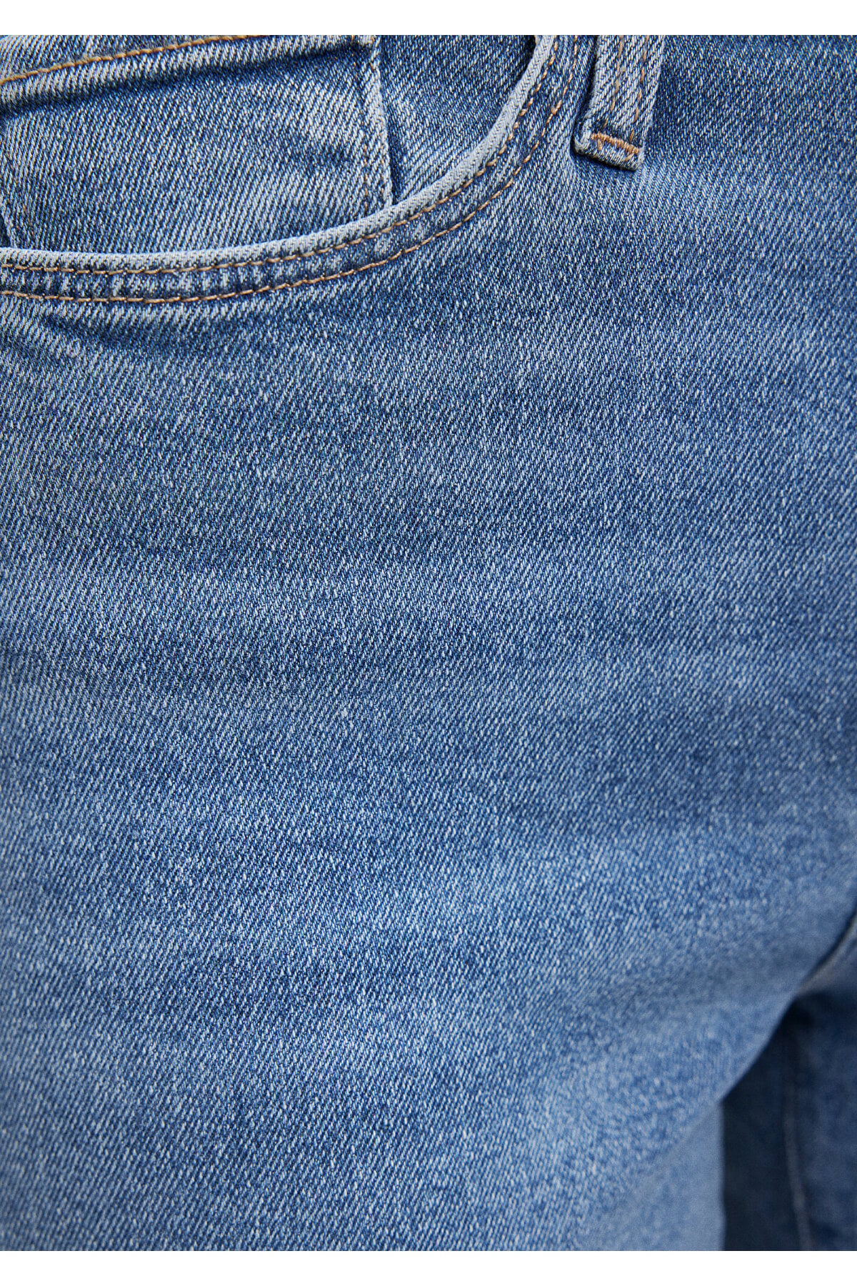 Cindy Gold Shape Gölgeli İndigo Mavisi Jean Pantolon 100277-33555