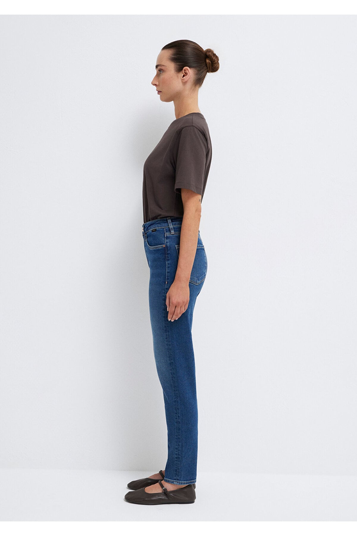 Cindy Gold Shape Koyu Jean Pantolon 100277-33687