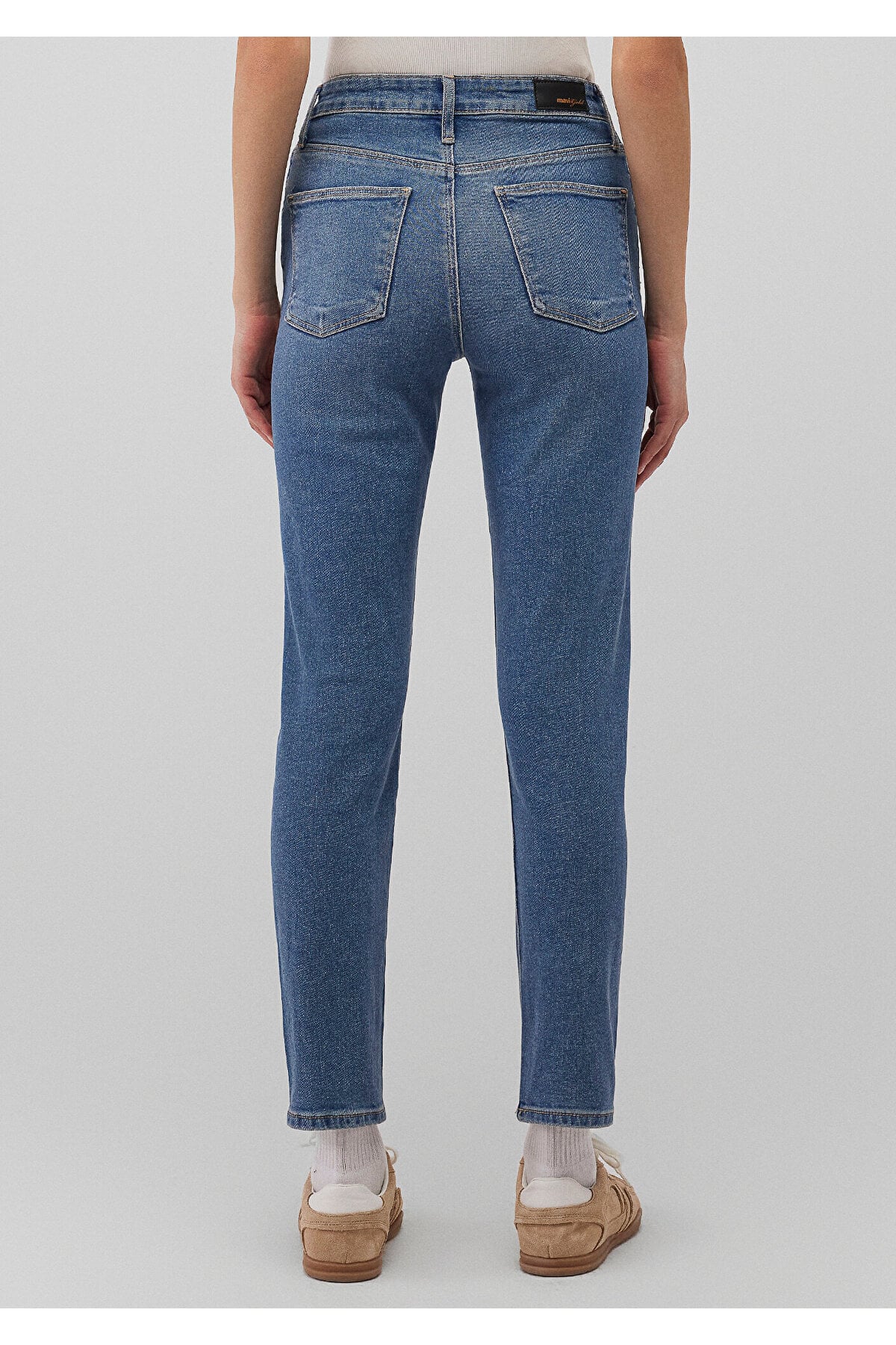 Cindy Gold Shape Koyu Mavi Jean Pantolon 100277-87897