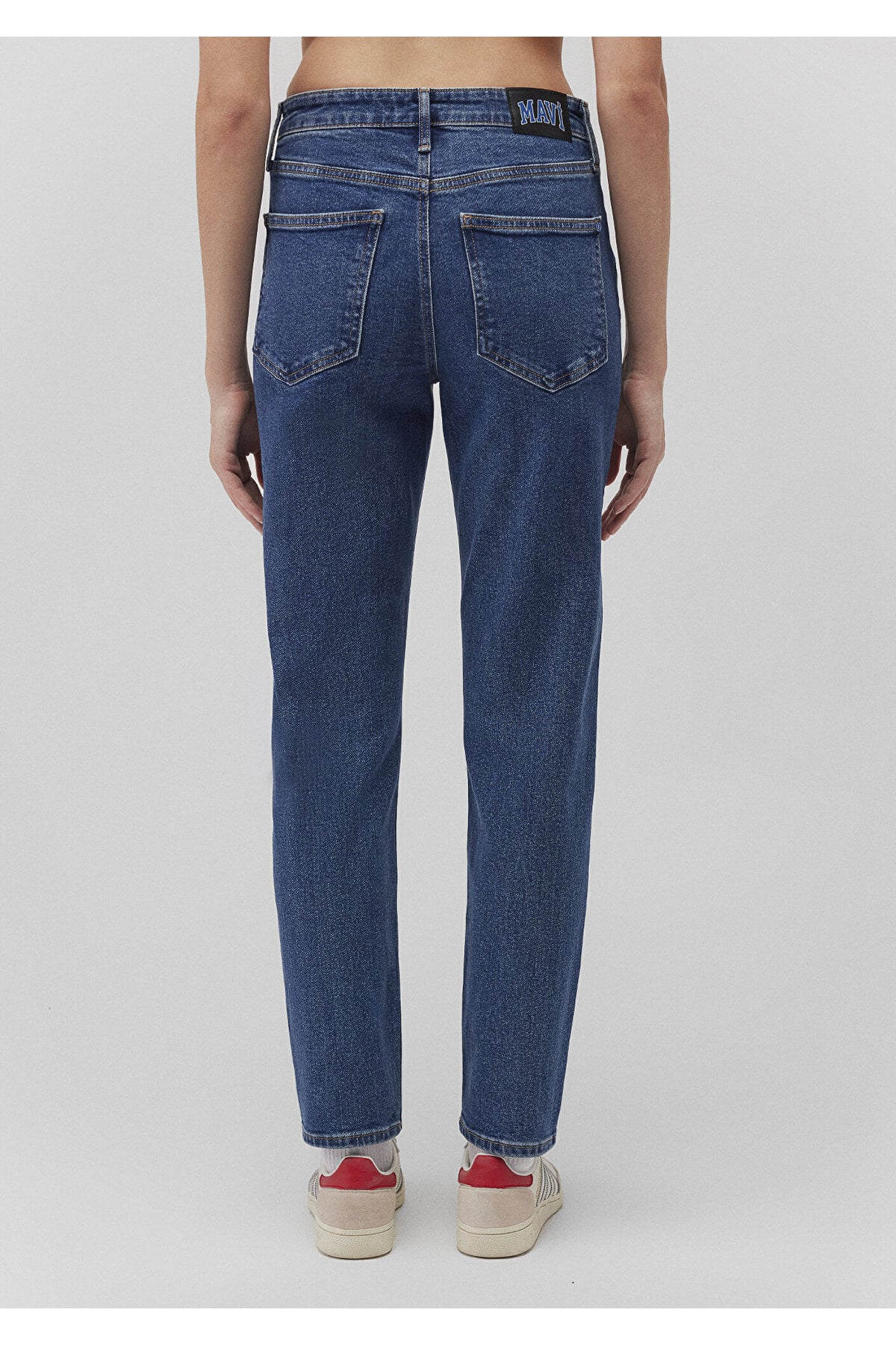 Cindy Kolej Indigo Mavisi Vintage Jean Pantolon 100277-85272