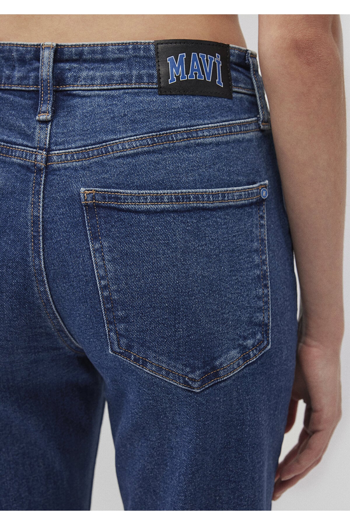 Cindy Kolej Indigo Mavisi Vintage Jean Pantolon 100277-85272