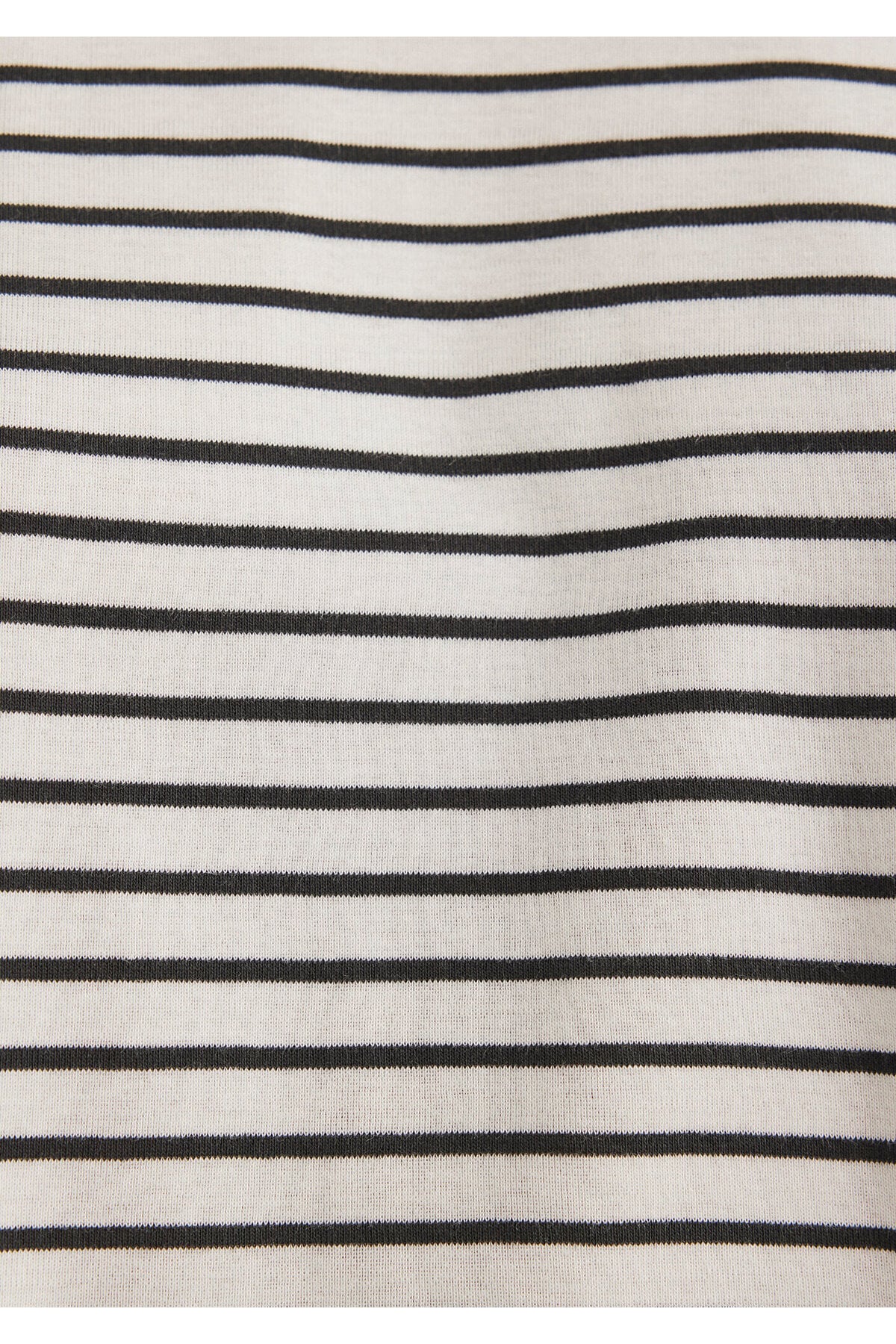 Çizgili Crop Tişört Crop / Kısa Kesim 1612700-85308
