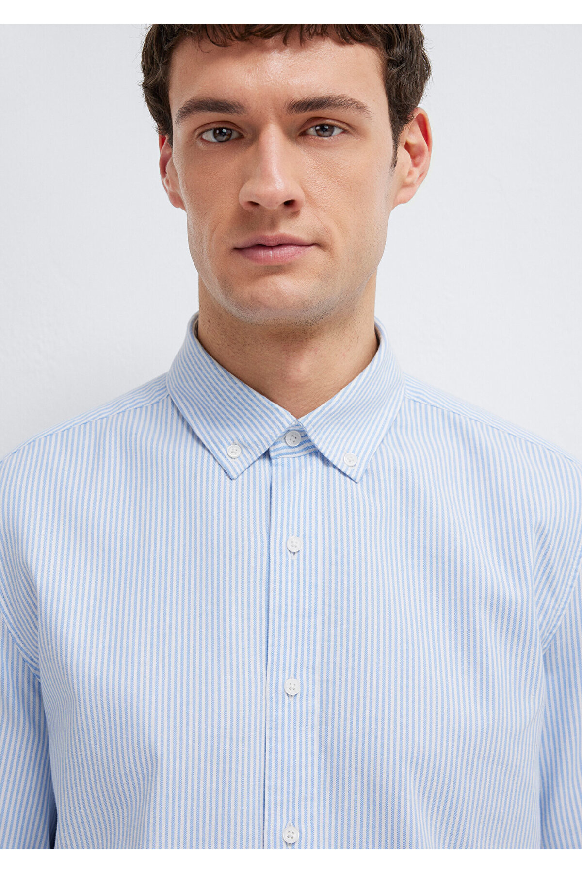 Çizgili Gömlek Slim Fit / Dar Kesim 0211916-91471