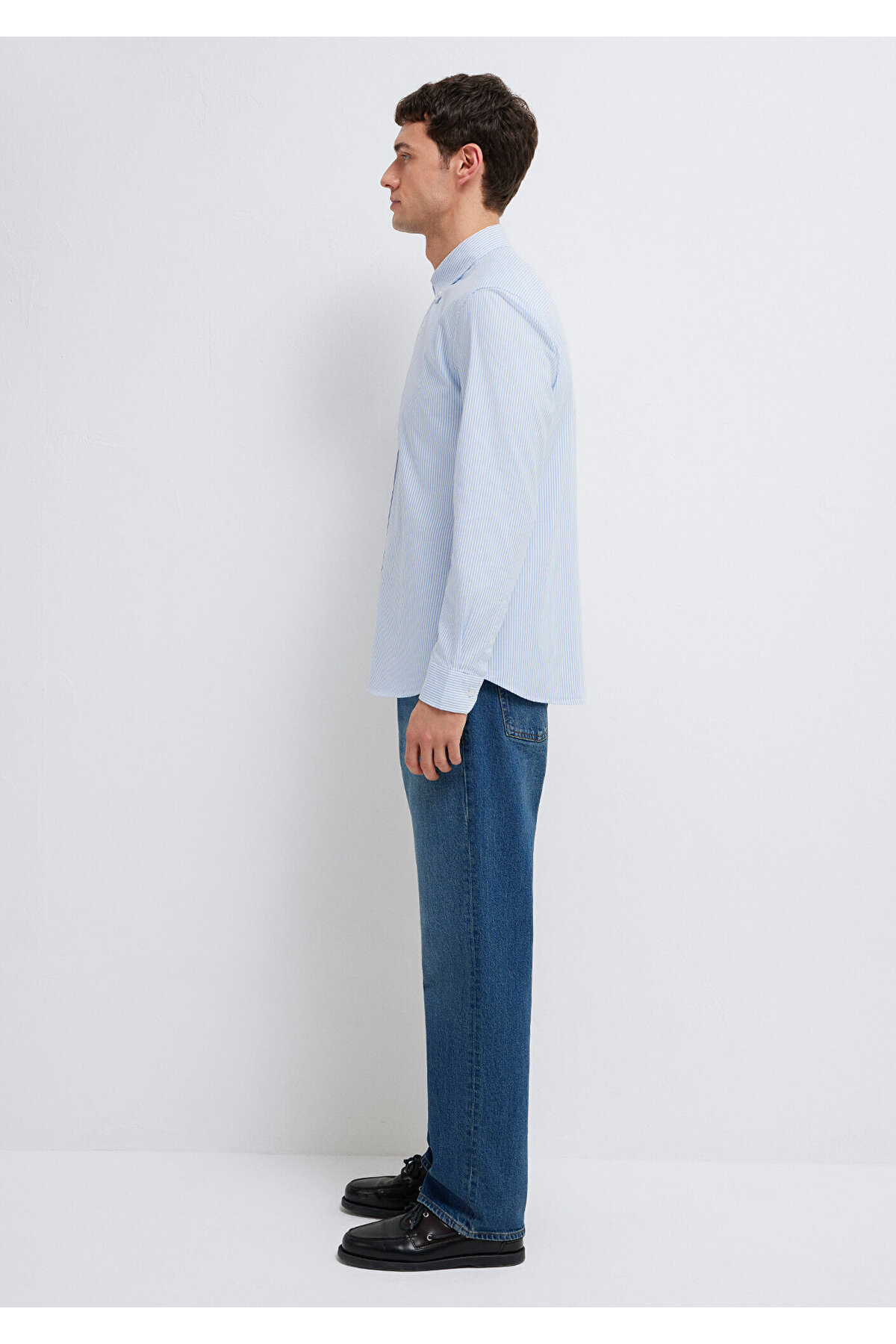 Çizgili Gömlek Slim Fit / Dar Kesim 0211916-91471