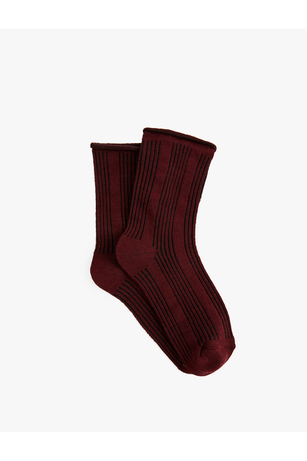 Çizgili Soket Çorap