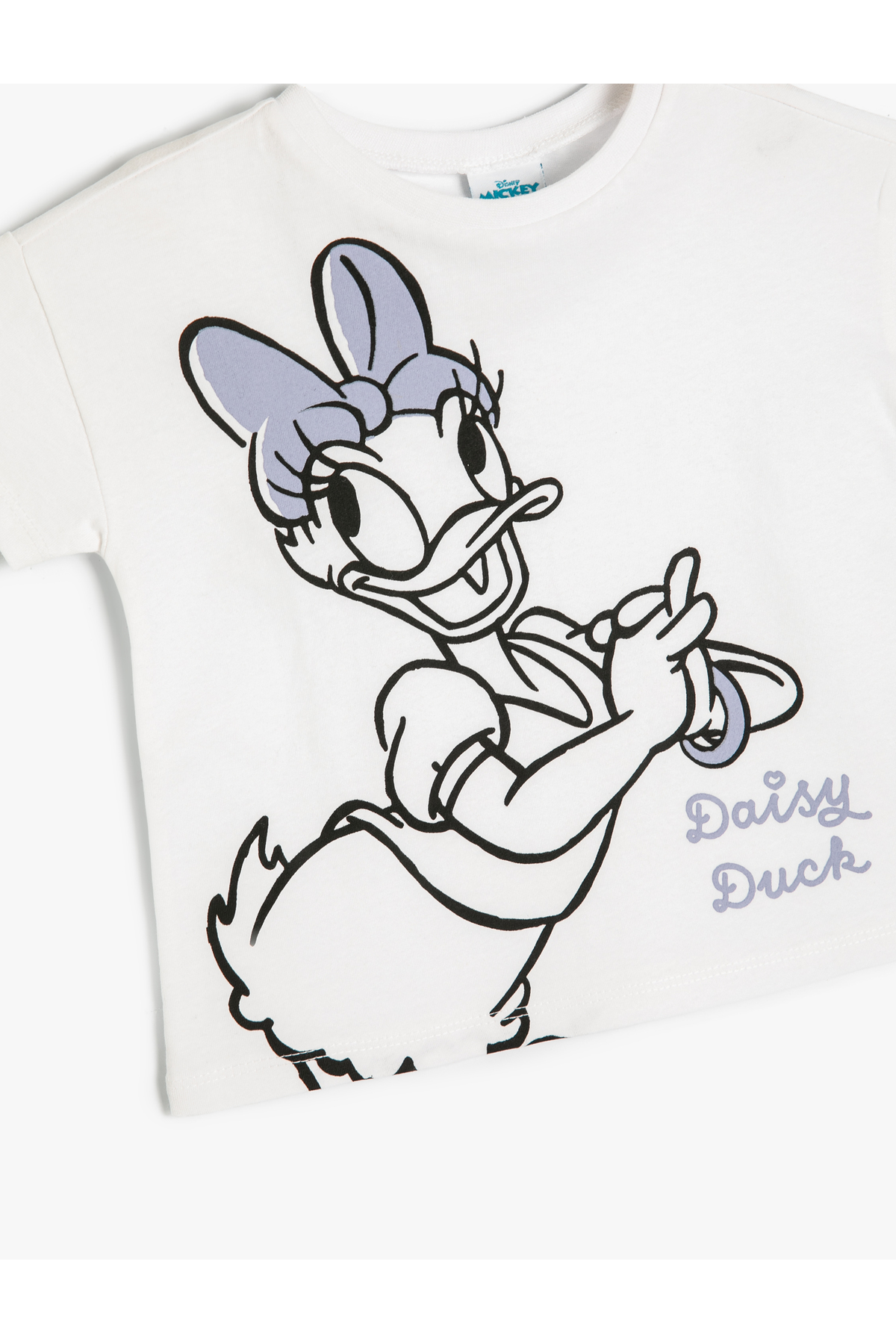 Daisy Duck Tişört Kısa Kollu Lisanslı Baskılı Pamuklu