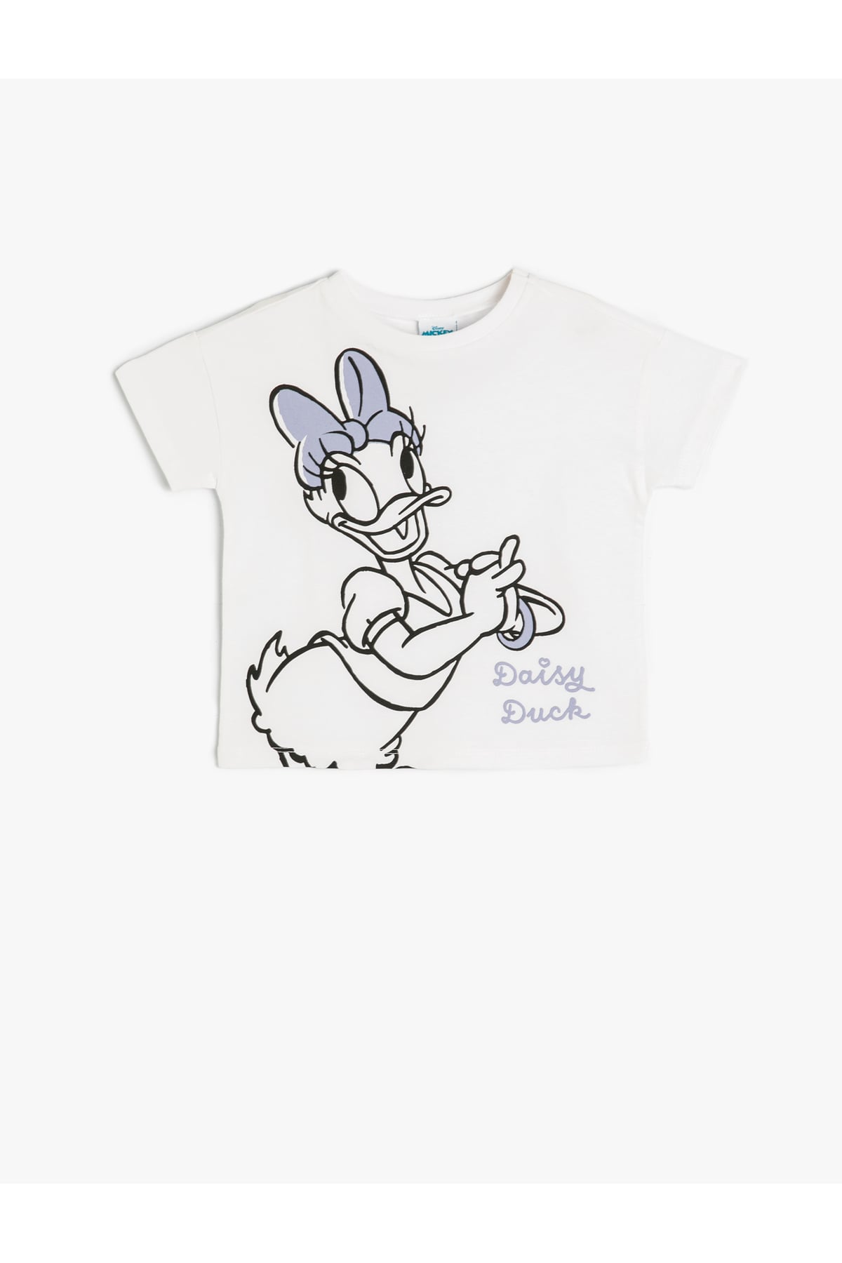 Daisy Duck Tişört Kısa Kollu Lisanslı Baskılı Pamuklu