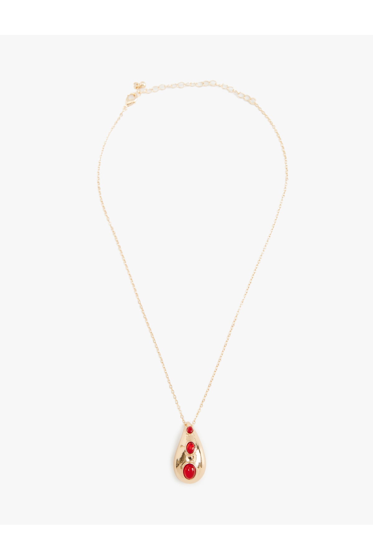 Damla Charm Detaylı Kolye