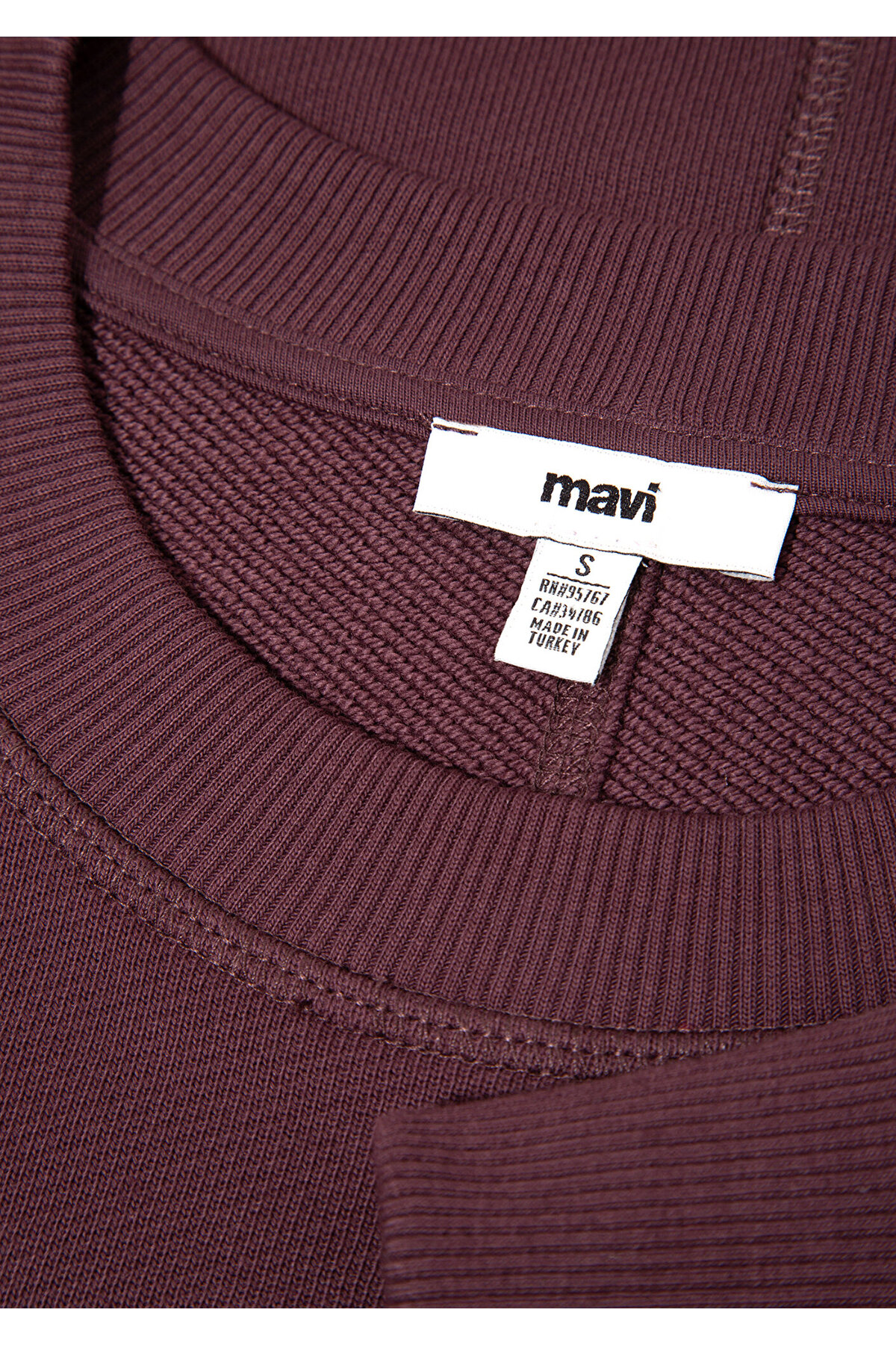 Denim Baskılı Mor Sweatshirt 1S10525-70260